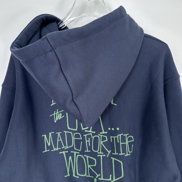 ブランドパーカー角部分ディテール